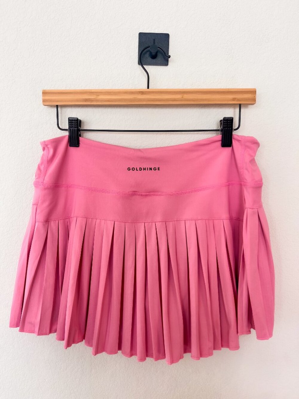 Gold Hinge Pleated Tennis Skirt | True Pink | Size XL | NWT - Picture 6 of 7